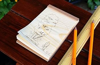 Amazon.co.jp: 経木のメモ帳 中 - KIZARA WOOD SHEET MEMO PAD Medium